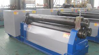 Sheet metal 3 roller rolling machines for sale , mechanical 3 rolls bending machine manufacturer