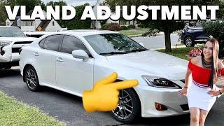 Adjusting VLAND Head Lights With the Bumper On! (Lexus IS)