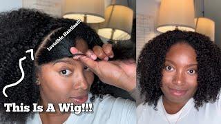 No pressure on your EDGES! Hacks to blend &  wear your leave-out with this Half Wig | HerGivenHair