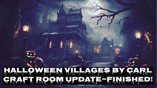 Halloween Villages by Carl, Craft Room Update—Finished!