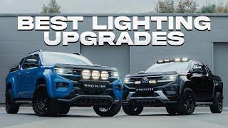 VW Amarok 2023+ Lazer Lamps Triple 9" Sentinels, Triple-R 750 Kit & Roof Light Pod