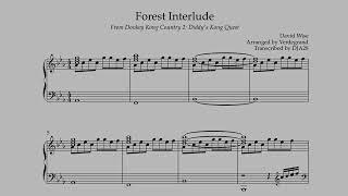 Forest Interlude (Donkey Kong Country 2) piano sheets are now available