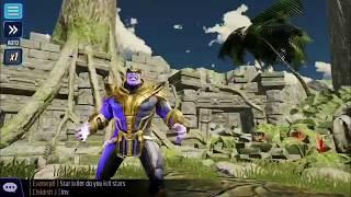 Thanos Unlock and Gameplay- Marvel Strike Force