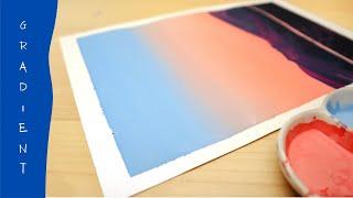 How To Paint Gradients With Gouache