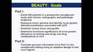 Breast Cancer Genome Guided Therapy Study (BEAUTY)