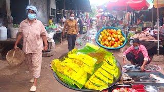 Koh Oknha Tei Market at Kandal Province in Cambodia in the morning