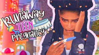 *NEW* PREGNANT & HOMELESS? |  RUNAWAY TEEN PREGNANCY CHALLENGE: #1  | The Sims 4 LP