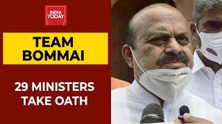 Karnataka Cabinet Expansion Updates: 29 Ministers Take Oath For CM Basavaraj Bommai-Led Cabinet