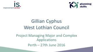 Processing Agreements - Gillian Cyphus - West Lothian Council