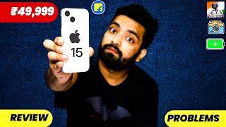 iPhone 15 In ₹49,999?  Unboxing & Review - Gaming, Camera, Battery - Should You Buy In Sale?