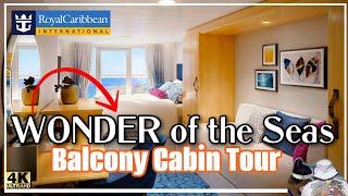 Wonder Of The SEAS Balcony Cabin Room Tour | Royal Caribbean