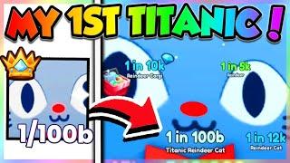 I GOT MY 1ST EVER TITANIC in PETS GO!! (Roblox)