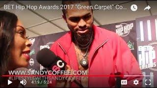 BET Hip Hop Awards 2017 "Green Carpet" Coverage - Sandy Coffee