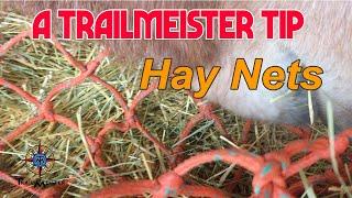 Reasons to Use Hay Nets with Horses - AND an EASIER Way to Fill Them