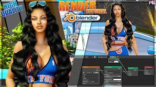 HIGH-QUALITY BLENDER RENDER TUTORIAL *BEGINNER FRIENDLY* | Sims 4 In-Depth Tutorial