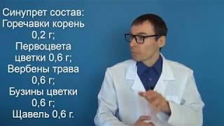 СИНУПРЕТ: инструкция по использованию, противопоказания, аналоги