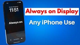 Enable Always on Display on Any iPhone - in Hindi