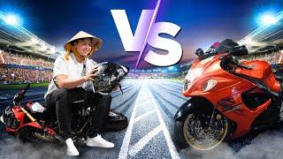 Grom VS TURBO Hayabusa | Drag Race