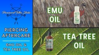 Piercing Aftercare | 🪶 Emu Oil & Tea Tree Oil  (Piercing Bump Treatment)