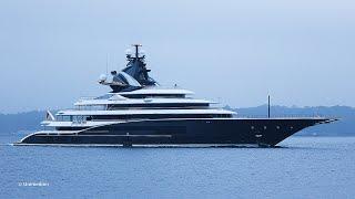 KISMET Yacht | first sea trials of brand new LURSSEN superyacht Project JAG in foggy weather | 4K