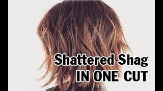 Quick Haircut: How to do a "Shattered Shag Haircut" in One Cut