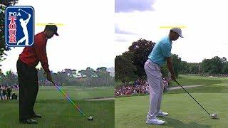 Tiger Woods’ swing comparison 2000 vs. 2019