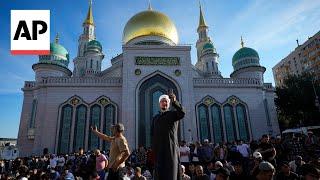 Muslims in Russia celebrate Eid al-Adha