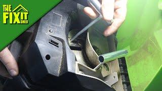 Change Blades on Earthwise 15 Amp Chipper Shredder  | The Fixit Shed