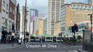 London Croydon 4K Drive - south - east and west Croydon 23/03/2023