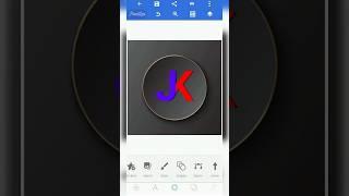 J+k logo design tutorial #logo #tutorial #pixellab #short