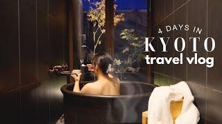 exploring kyoto vlog ᡣ𐭩 staying at a traditional home w/ a private onsen! new camera lens