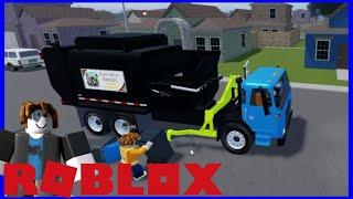 ROBLOX Garbage Truck Game | Working as a Garbage Man