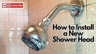 How to Install a New Shower Head