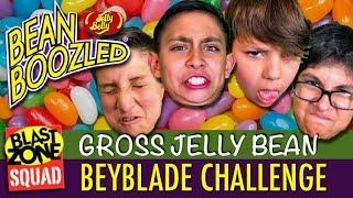 Bean Boozled Beyblade Challenge!  Beyblade Burst Battle and Gross Jelly Bean Challenge!