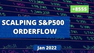 +855$ in 18min | Scalping S&P500 and Nadaq Futures | January 2022