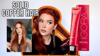 DYEING MY HAIR SOLID COPPER | SCHWARZKOPF IGORA ROYAL