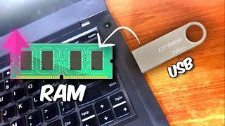 How To Increase RAM In PC Using USB | CONVERT FLASH DRIVE Into RAM | READYBOOST TUTORIAL