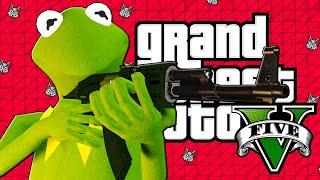 GTA 5: Kermit The Frog in the Hood & Spider-Man Training Course!