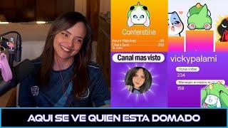 VICKY y CONTER MUESTRAN SUS STREAMERS MAS VISTO DEL 2023 #vickypalami #twitch