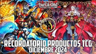 Yu-Gi-Oh! Recordatorio productos TCG - Diciembre 2024