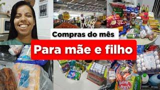 VLOG  VOLTANDO A ROTINA/ COMPRAS DE SUPERMERCADO/ COMPRAS DO MÊS 