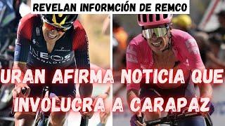 URAN REVELA NOTICIA QUE INVOLUCRA A CARAPAZ PARA 2023/REMCO Y LA GRANDE DEL 2023