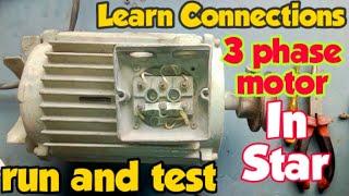 3 phase motor connections easy way