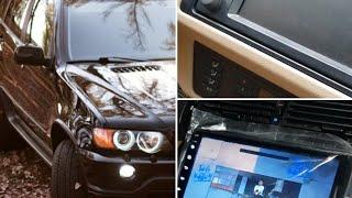 Установка и подключение магнитолы Android #BMW#X5#E53! пожалуйста поставьте лайк 