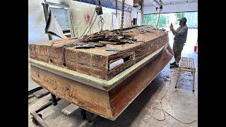 1960 17' Chris Craft Super Sport - Sealing Miss Jayne's True 5200 Bottom With CPES 9-27-2024