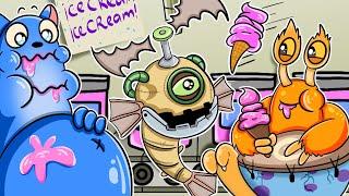 CYBOP, CONGLE & BLARRET AT THE ICE CREAM FACTORY - MY SINGING MONSTERS ANIMATION!