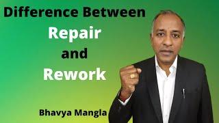 Difference between Repair and Rework : IATF 16949 | ENGLISH | Bhavya Mangla