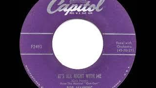 1953 Bob Manning - It’s All Right With Me