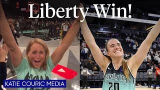 Katie Couric Congratulates Sabrina Ionescu on NY Liberty's Historic WNBA Championship