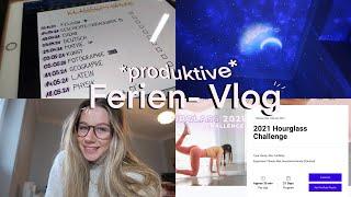 Ferien- Vlog *productive*‍️| Cloe Ting Hourglass Challenge, Lernen, Klausuren | jennybelly